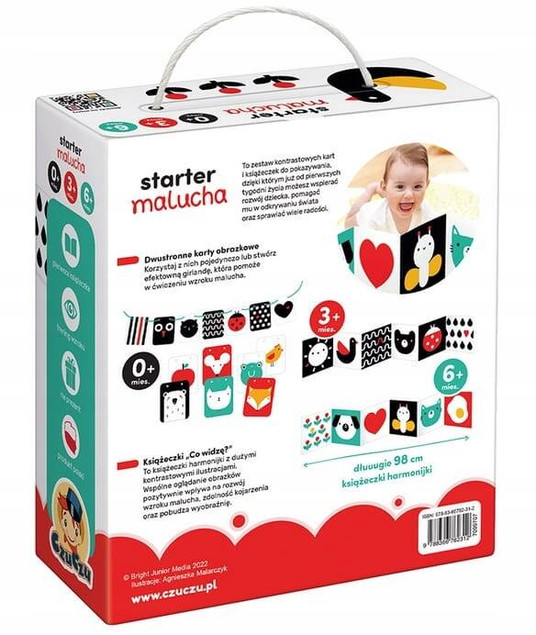 CZUCZU Starter Malucha Książeczka Kontrastowa