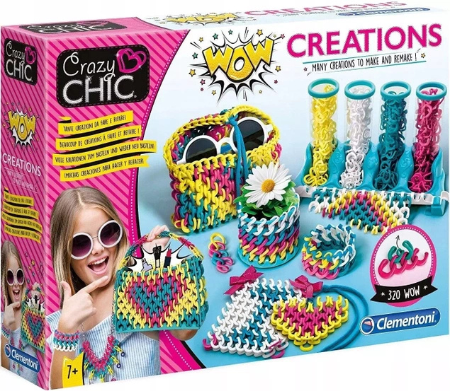 Zestaw do Tworzenia Bransoletek Crazy Chic Clementoni