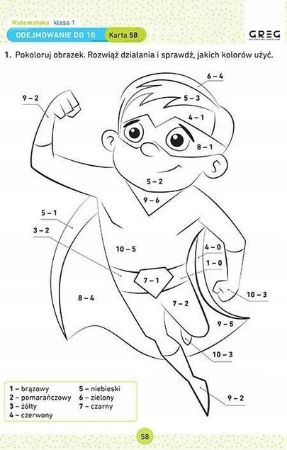 ZESTAW Pierwszaki Karty Pracy Klasa 1 Sylaby Matematyka 3w1 Greg