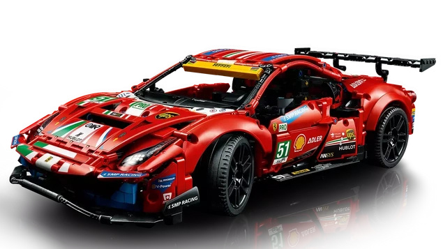 LEGO TECHNIC Ferrari 488 GTE  AF Corse 51 42125 