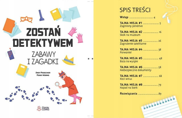 Zostań Detektywem Zabawy i Zagadki Penny Worms 7+ Bookolika