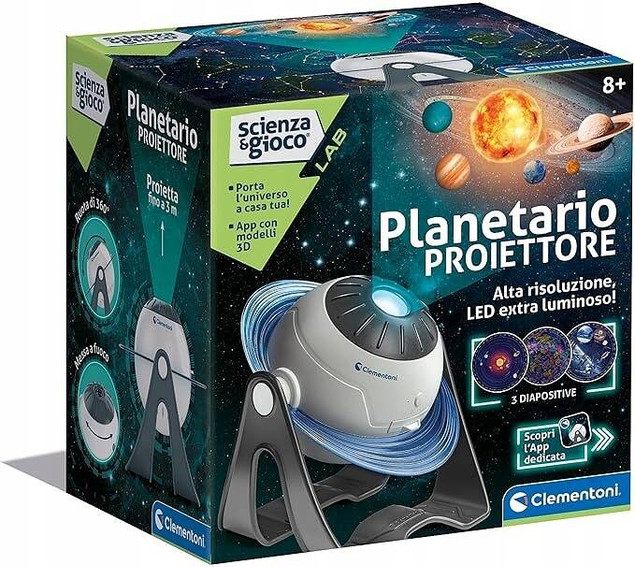 Interaktywny Projektor PLANETARIUM Rzutnik 8+ Clementoni 50871