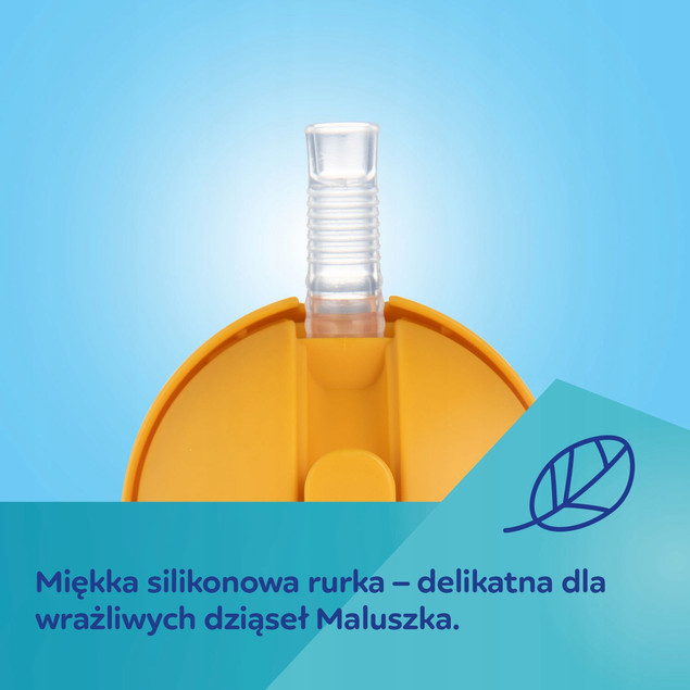 Canpol KUBEK NIEKAPEK Bidon z Obciążoną SŁOMKĄ 270 ml GEPARD 6M+