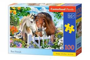 Castorland Puzzle 100 Najlepszy przyjaciel konie