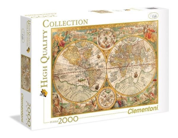 Puzzle HQ 2000  Ancient Map Clementoni 32557