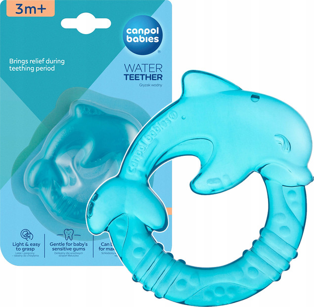 Canpol babies gryzak wodny dla niemowląt DELFIN