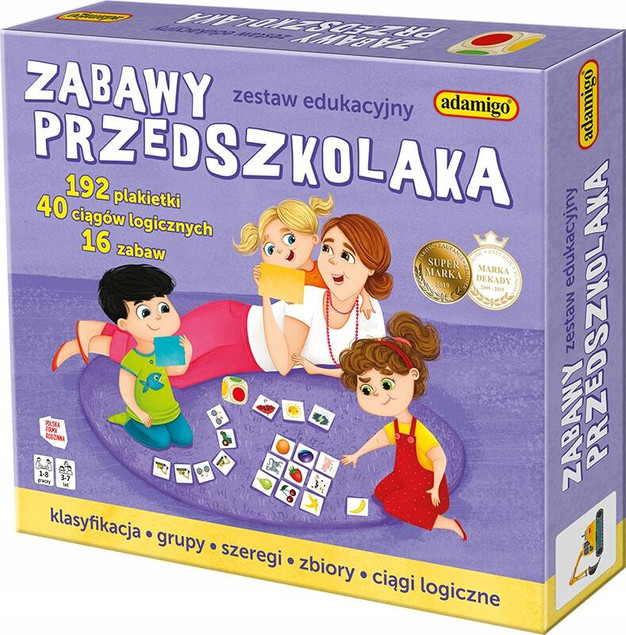 Zestaw Edukacyjny Zabawy Przedszkolaka Adamigo 