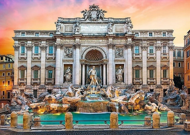 Puzzle 500 Fontanna di Trevi Rzym Trefl 37292