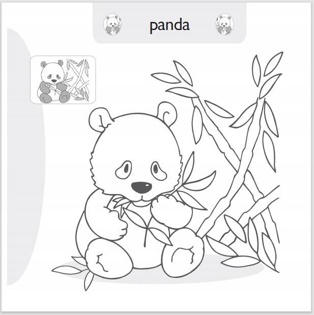 Malowanie-doklejanie. Dzikie zwierzęta