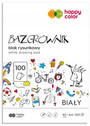 Blok rysunkowy Bazgrownik A4/100K HAPPY COLOR