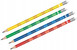 Ołówek z gumką i tabliczką mnożenia 66143 COLORINO,cena za 1szt