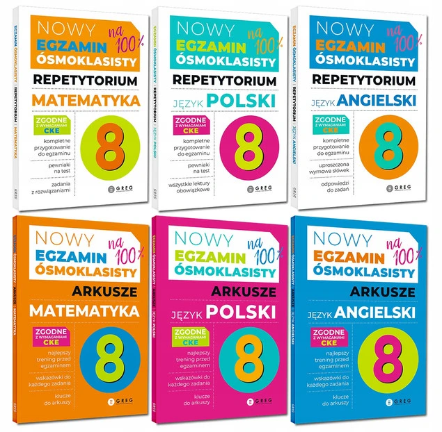 6X EGZAMIN ÓSMOKLASISTY