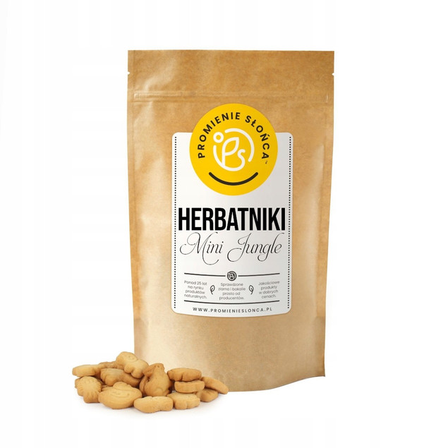Herbatniki Pszenne Mini Jungle BIO 100g Ania