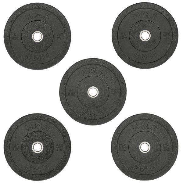 TALERZ OLIMPIJSKI BUMPER 10 KG HMS CHTBR10 BLACK