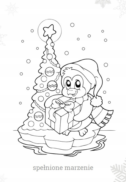 Maluszkowe malowanie. Magiczne święta