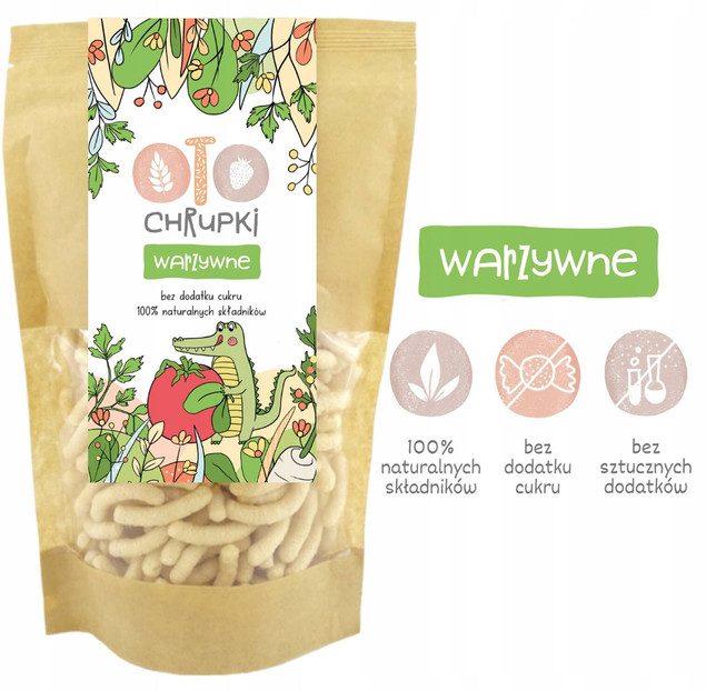 Zestaw OTO Chrupki Naturalne MIX 25g Otolandia 8PAK