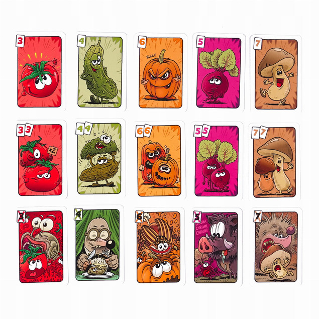 Zuuupa! rozgrzewająca gra karciana Muduko