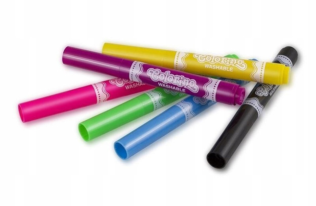 Pisaki Mazaki Flamastry Szkolne Z Okrągłą Końcówką Grube 12szt. 3+ Colorino