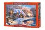 Puzzle 500 elementów - Zimowy domek