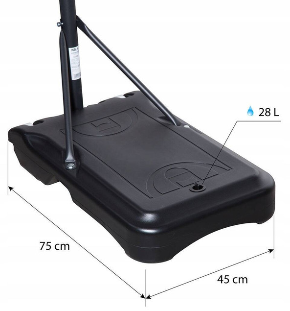 Wolnostojący Kosz Do Gry W Kosza Koszykówkę Nils ZDK018