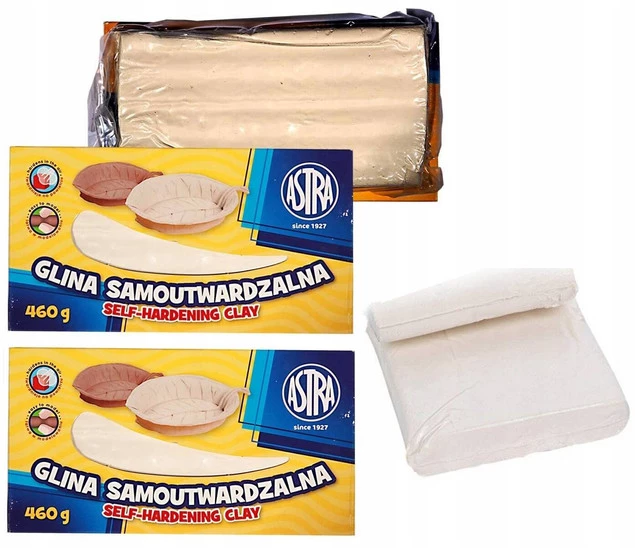 Glina samoutwardzalna biała 460g ASTRA
