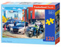 Puzzle 120 Układanka Auta POLICJA Motocykl Auto Pojazd Władza 6+ Castorland