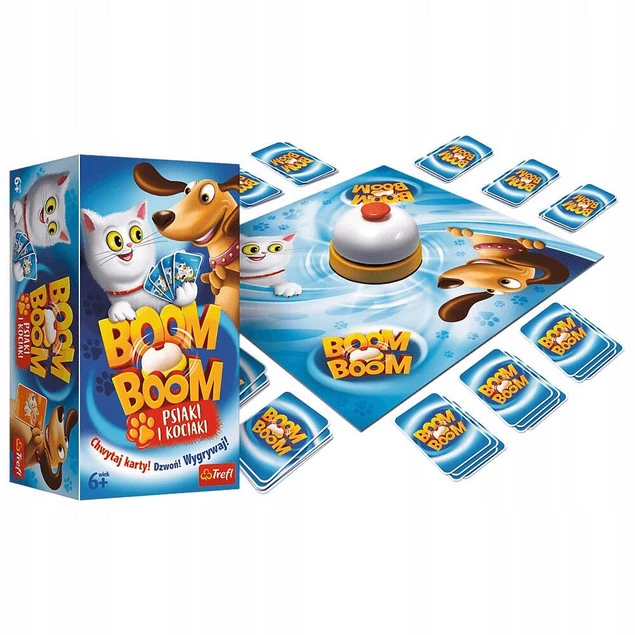 GRA PLANSZOWA  BOOM BOOM PSIAKI