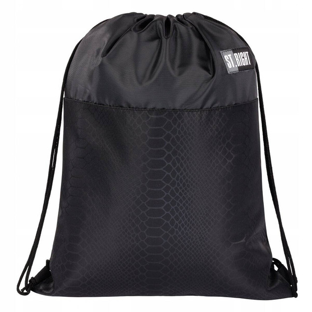 Worek Szkolny Na Buty Obuwie Odzież Na WF Dla Chłopca WĄŻ Czarny