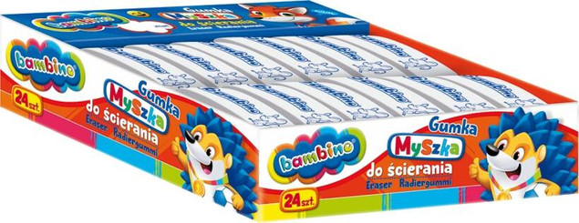 Gumka Myszka p24   MAJEWSKI,cena za 1szt