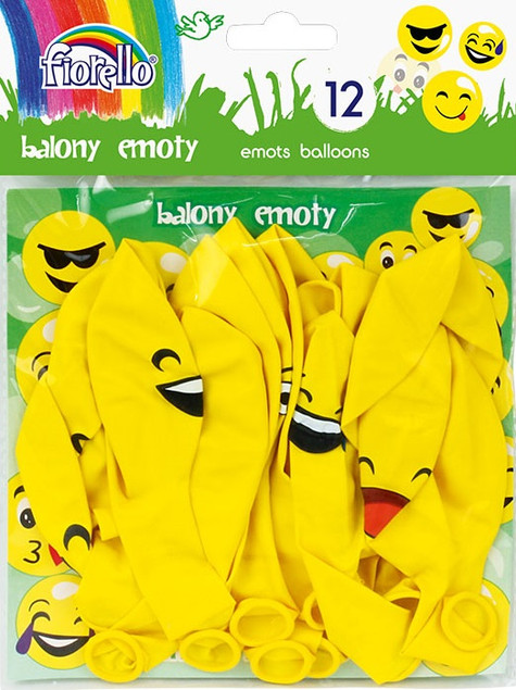 FIORELLO Balony Emoty Party 12 szt.