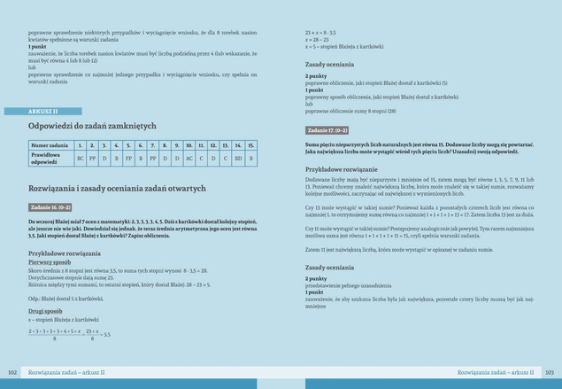 Egzamin Ósmoklasisty MATEMATYKA Arkusze Egzaminacyjne SBM