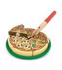 MELISSA Pizza drewniana z nożykiem 54el 10167