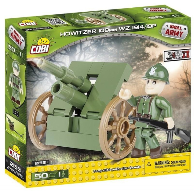 Armia 50 elementów Haubica Polowa Howitzer 100 mm Wz.1914/19P