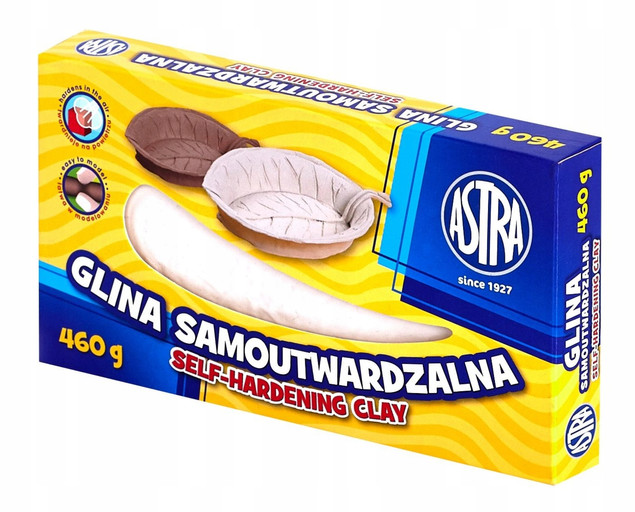 Glina samoutwardzalna biała 460g ASTRA