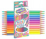 Kredki dwustronne 12 sztuk 24 kolory 18cm pastel