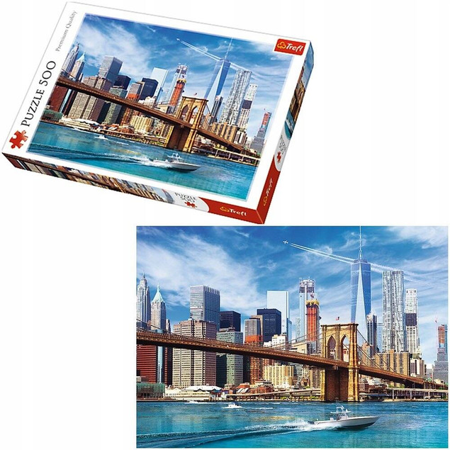 Puzzle 500 Widok na Nowy Jork Trefl  37331