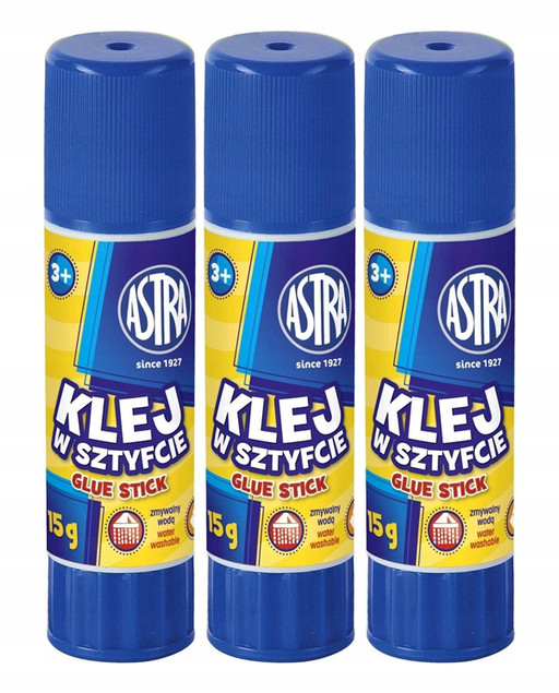 Klej w sztyfcie 15g ASTRA p24 cena za 1szt