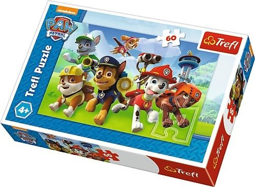 Puzzle 60 Gotowi do akcji Psi Patrol Trefl 17321