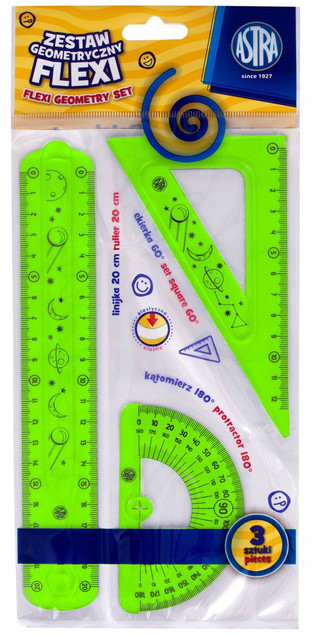 Zestaw geometryczny Flexi 3 elementy
