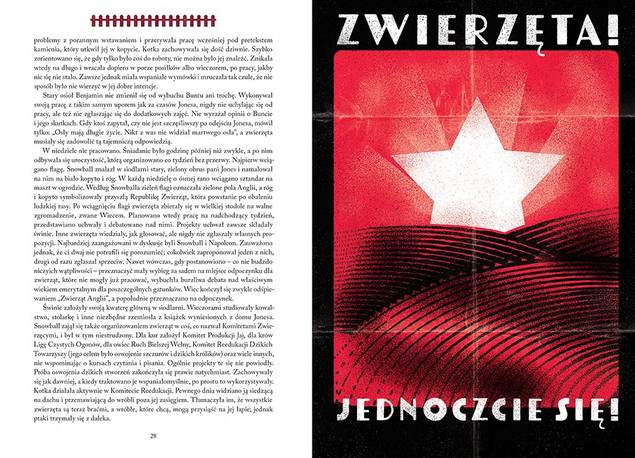 Folwark zwierzęcy TW Orwell Kolorowa Klasyka Greg