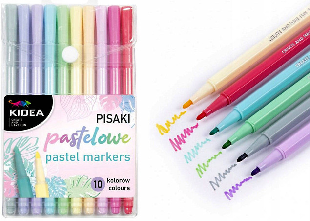 SZKOŁA PISAKI PASTELOWE