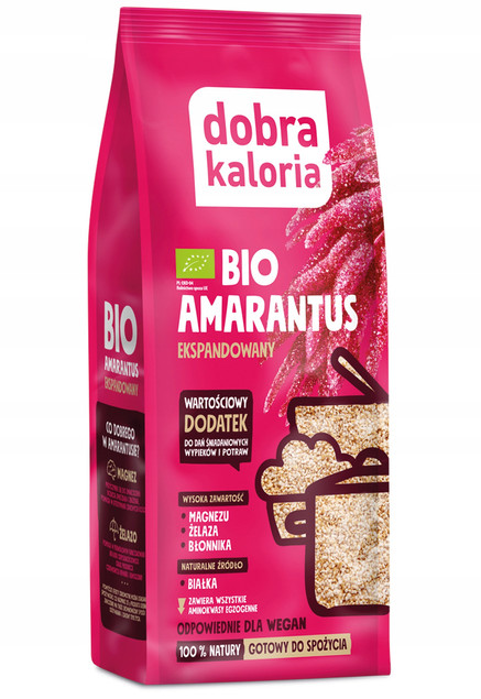 Zestaw Ekspandowanych Ziaren PSZENICA AMARANTUS ORKISZ Dobra Kaloria