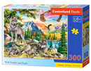 Puzzle 300 Wolf Family and Eagles CASTOR