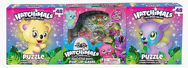 Gry Z Puzzlami Hatchimals Colleggtibles Popper Junior Karty 3+ Spin Master