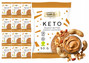 FRANK&OLI Ciastko Miękkie Keto MASŁO ORZECHOWE Bez Cukru 50g x12