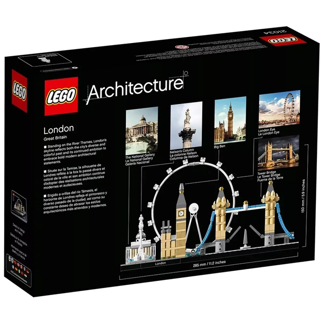 LEGO ARCHITEKTURA Skyline 21034 Londyn Big Ben