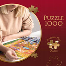 Puzzle 1000 Układanka LATO Miasteczko Chatka Zwierzęta Krajobraz 12+ Trefl