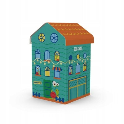 Bob SNAIL City pudełko metalowe prezent zestaw z zabawką 384g losowy wzór