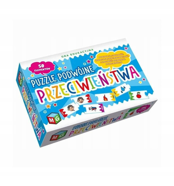 Puzzle Edukacyjne PRZECIWIEŃSTWA Gra Na Spostrzegawczość 4+ Multigra