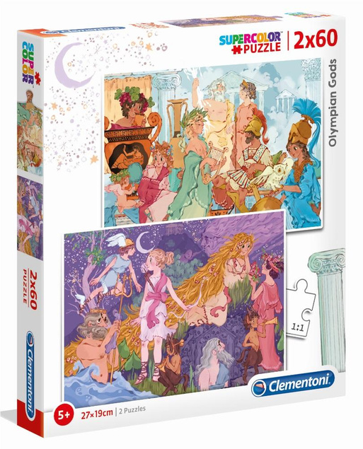 Puzzle Supercolor 2x60 Olympian Gods Clementoni